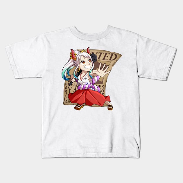 Wanted Yamato Kids T-Shirt by Hayde